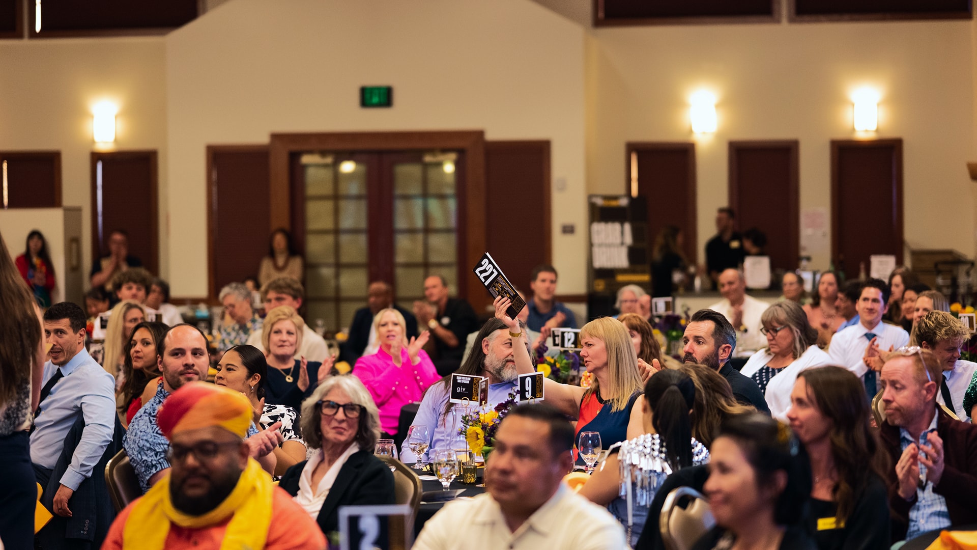 Photographs from the Rebuilding Lives, Elevating Futures evening