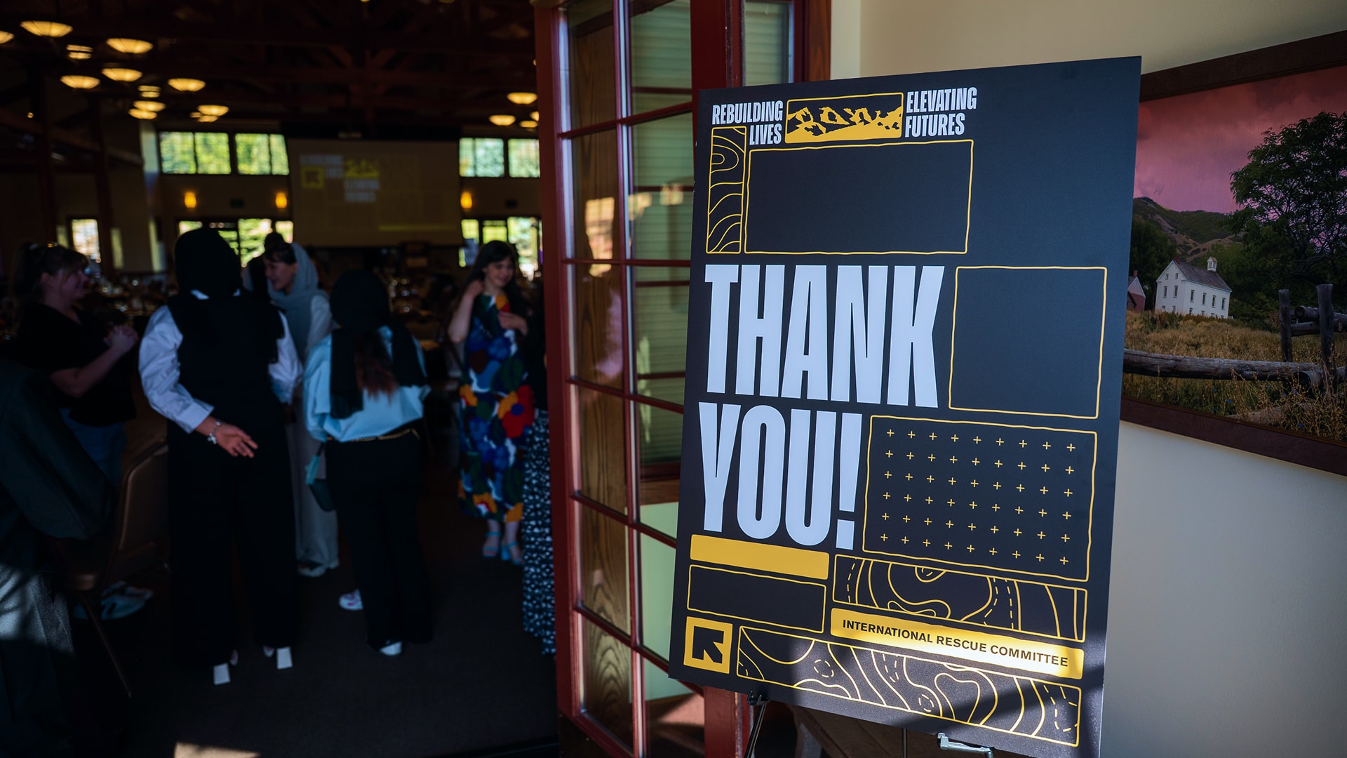 Photographs from the Rebuilding Lives, Elevating Futures evening