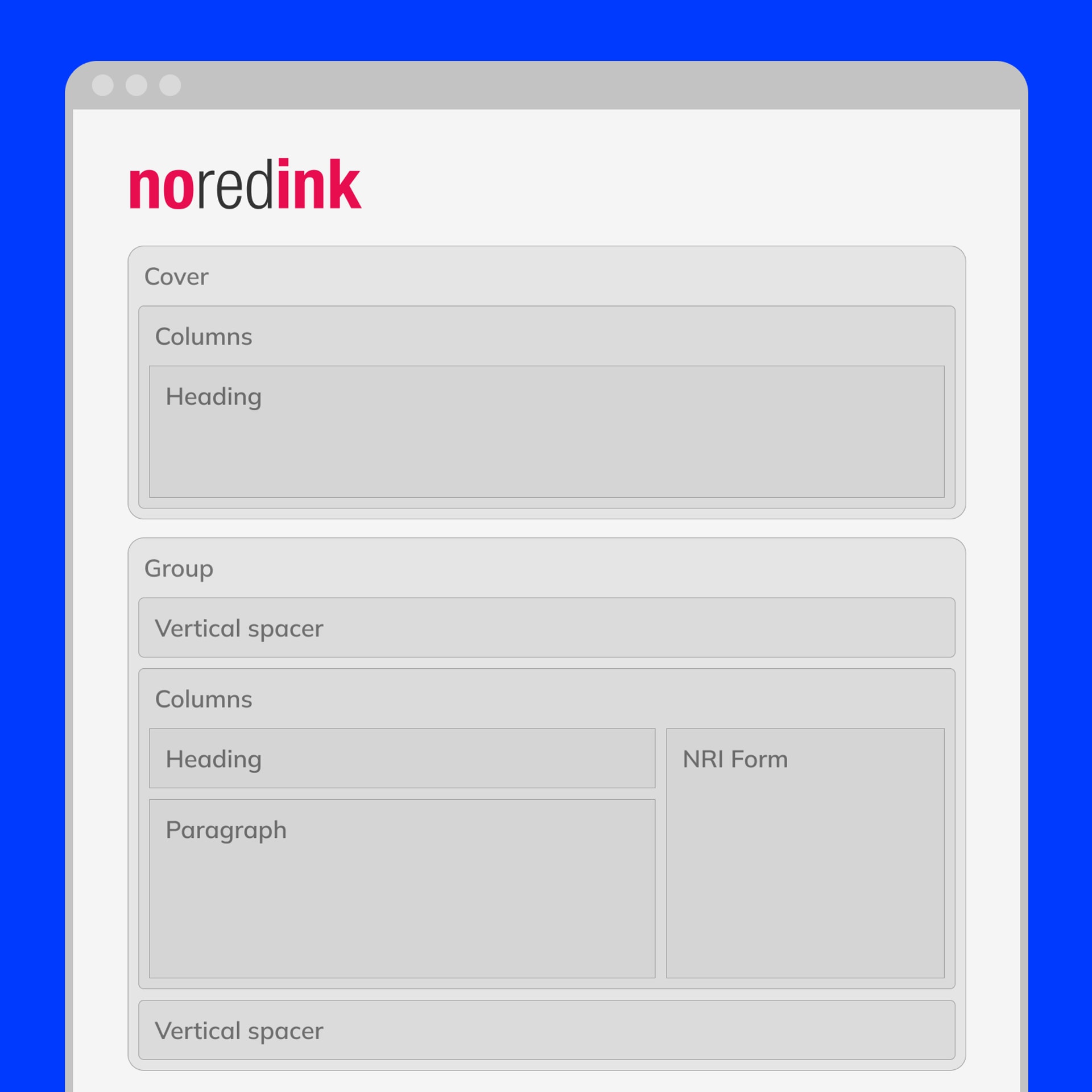 The NoRedInk WordPress editor, built from reusable Gutenberg and ACF blocks
